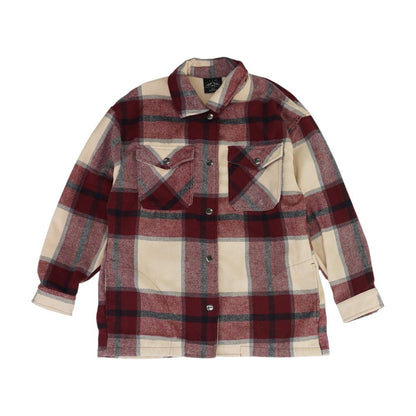 Red Plaid Flannel Button Down