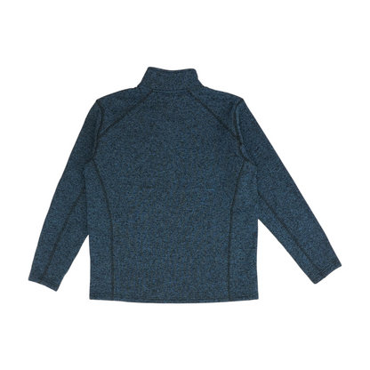 Navy Solid 1/4 Zip Pullover