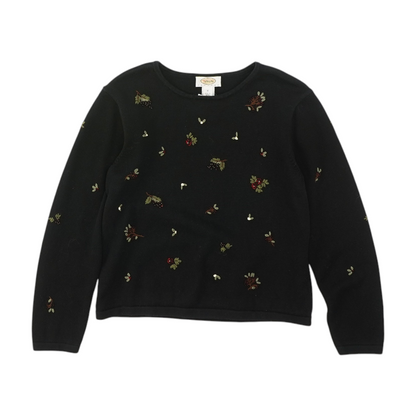 Vintage Black Pullover Sweater