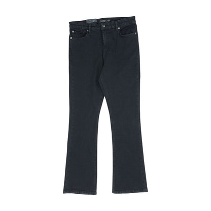 Black Petite High Rise Bootcut Jeans