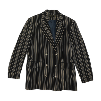 Black Striped Blazer