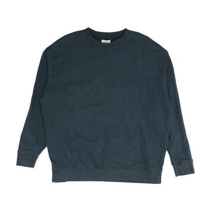 Navy Solid Sweatshirt Pullover