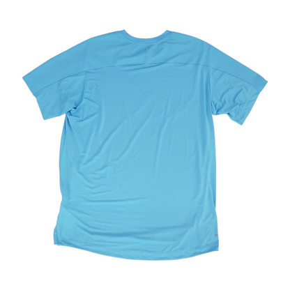 Blue Solid Active T-Shirt