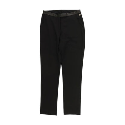 Black Solid Dress Pants