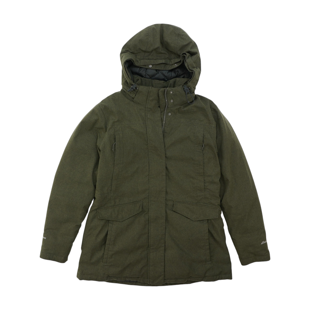 Green Herringbone Coat