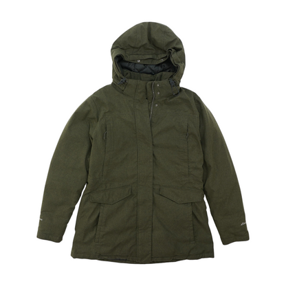 Green Herringbone Coat