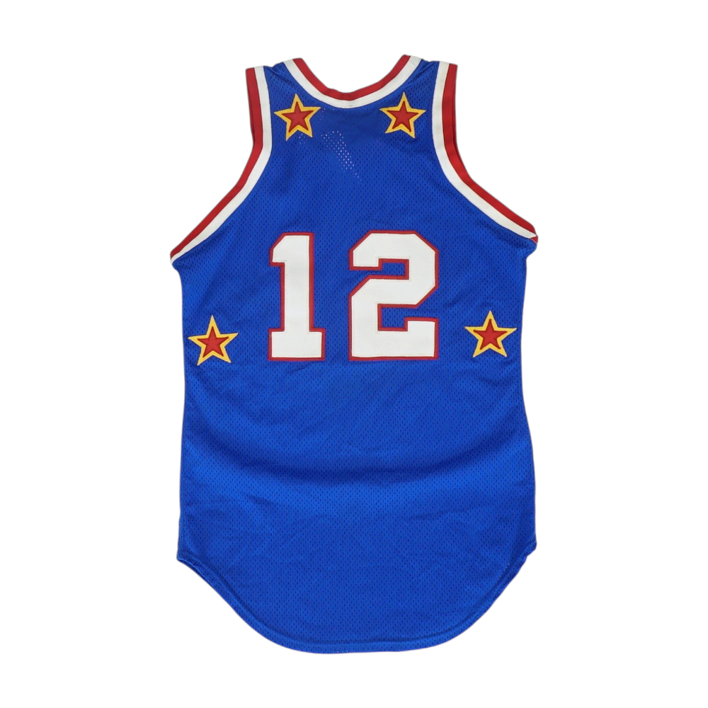 Men's Blue Harlem Globetrotters Sleeveless Jersey