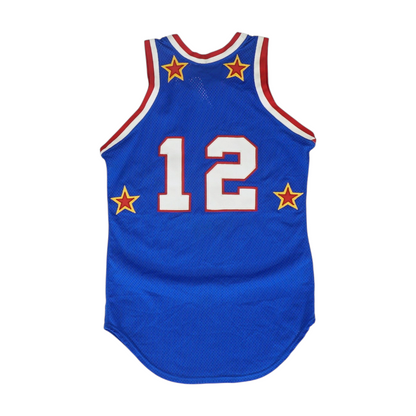 Men's Blue Harlem Globetrotters Sleeveless Jersey