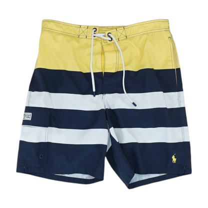 Yellow Striped Swim Bottom