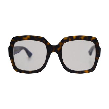 Tortoise GG0036S Square Prescription Eyewear