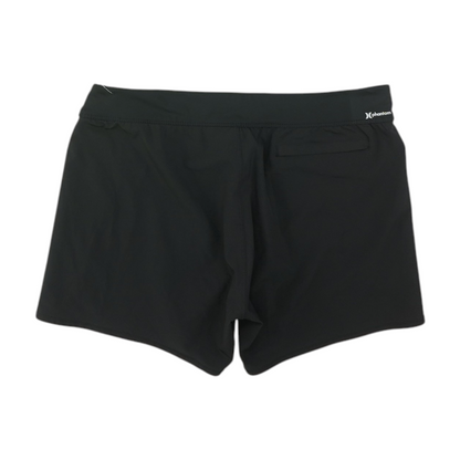 Black Solid Active Shorts