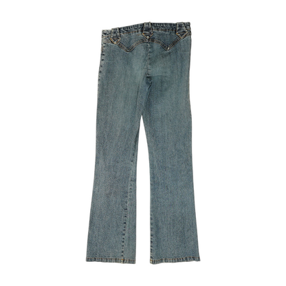 Vintage Blue Solid Jeans