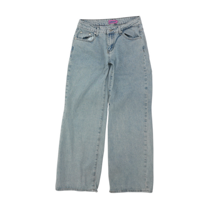 Blue Wide Leg Jeans