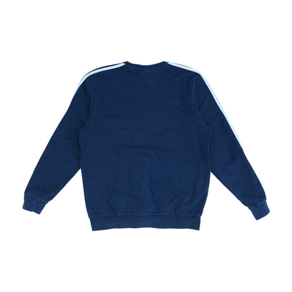 Navy Solid Sweatshirt Pullover