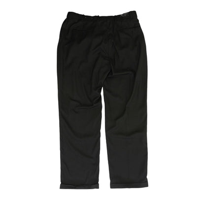 Black Solid Dress Pants