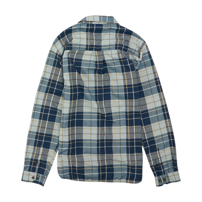 Blue Plaid Flannel Button Down