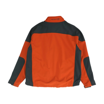 Rust Color Block Jacket