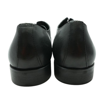 Black Leather Derby/oxford Dress Shoes