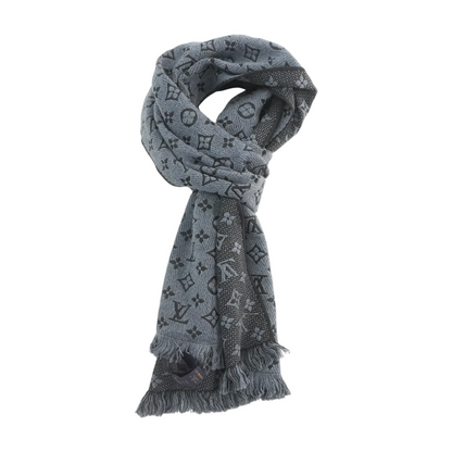 Blue Monogram Classic Scarf