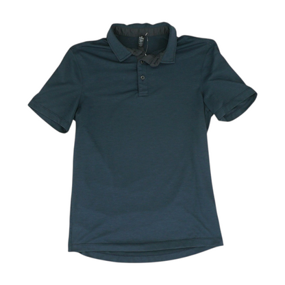 Navy Solid Short Sleeve Polo