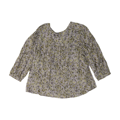 Purple Floral Blouse