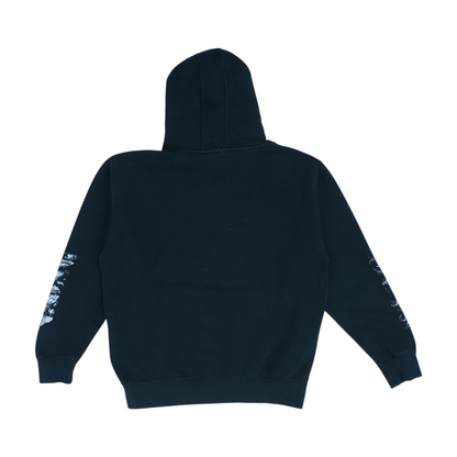 Black Solid Hoodie Pullover