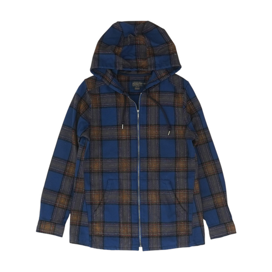 Blue Plaid Active Jacket