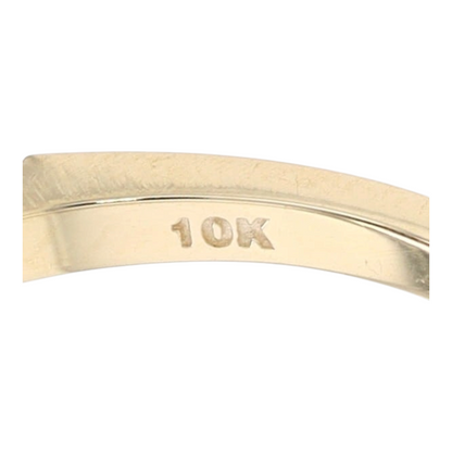 1/4 ctw 10K Yellow Gold London Blue Topaz Band Ring