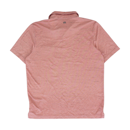 Red Solid Short Sleeve Polo