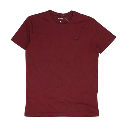 Maroon Solid Active T-Shirt