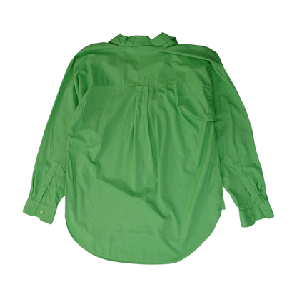 Green Button Down