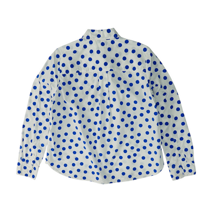 White Polka Dot Button Down