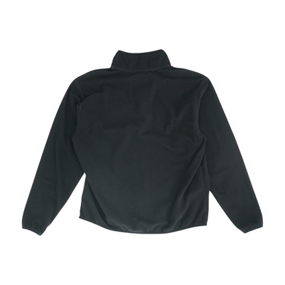 Black Solid 1/4 Zip Pullover