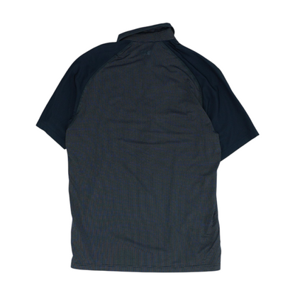 Black Polka Dot Short Sleeve Polo