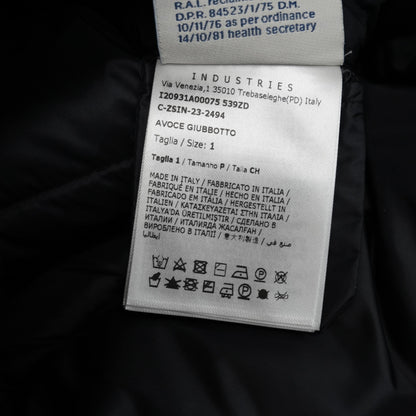 Black Solid Casual Ski Jacket