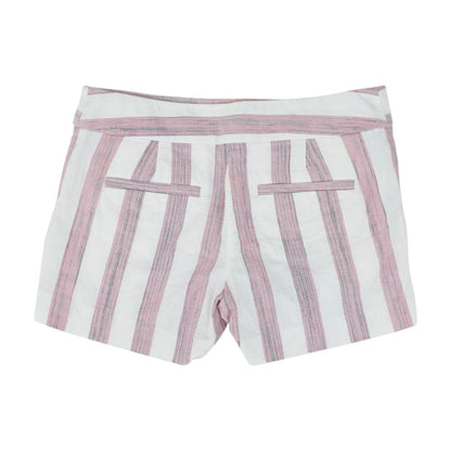 Pink Striped Chino Shorts
