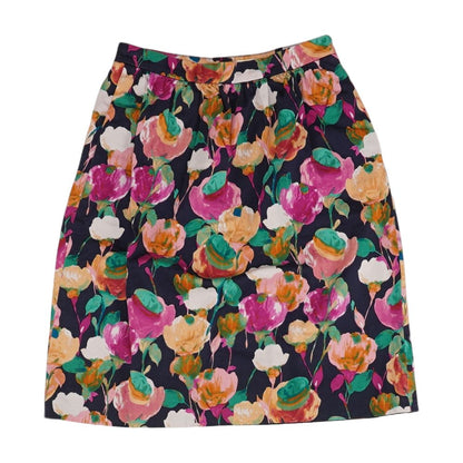 Multi Floral Midi Skirt