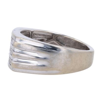 1/4 ctw 14K White Gold Diamond Band – Image 2