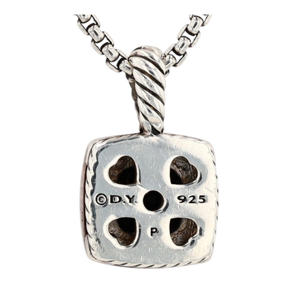 Sterling Silver Onyx Pendant Necklace