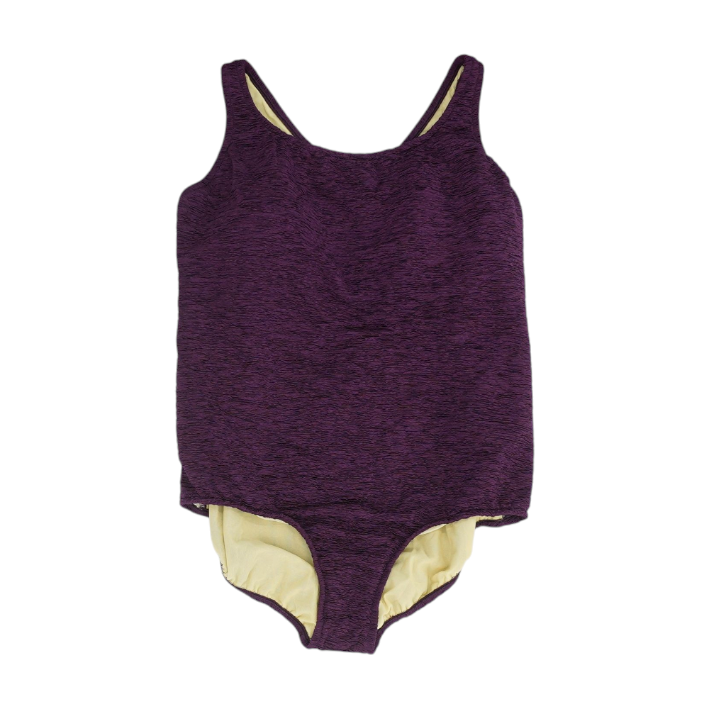 Purple Plus Size One-Piece