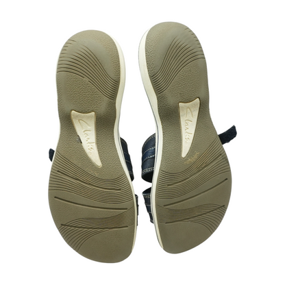 Navy Flat Sandals