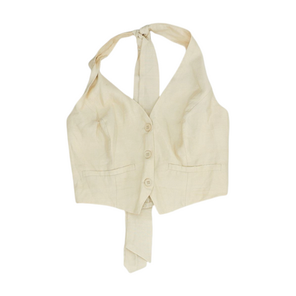 Beige Button Down