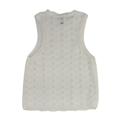 White Vest Sweater