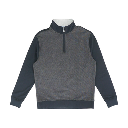 Navy Solid 1/4 Zip Pullover