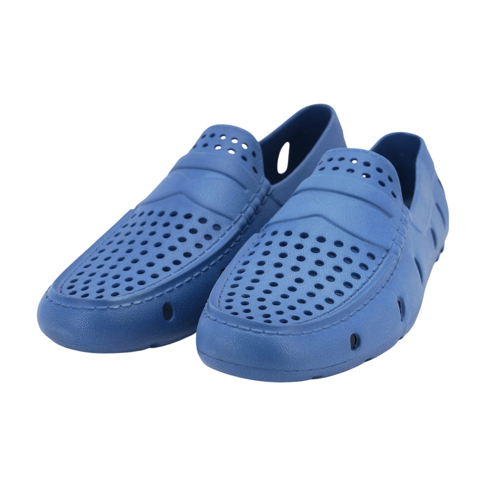 Blue Slip-On Dress Shoes