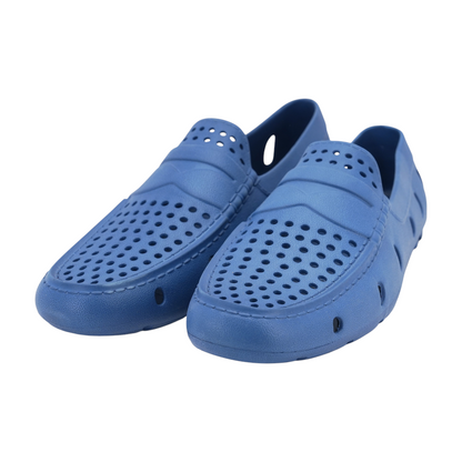 Blue Slip-On Dress Shoes