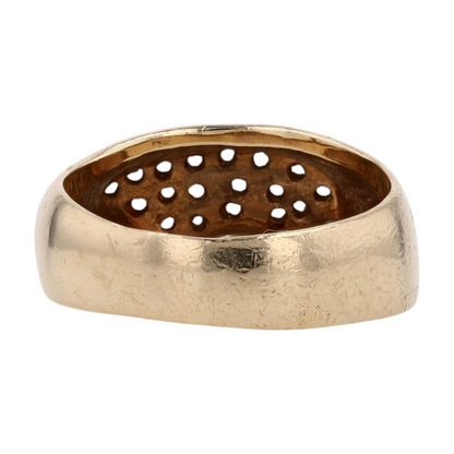 1/10 ctw 14K Yellow Gold Diamond Fashion Ring