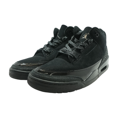 Black Cat Jordan 3 Retro High-Top Athletic Shoes