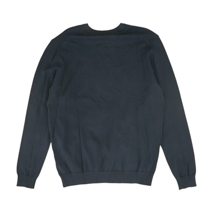 Natural Titanium Solid Pullover Sweater