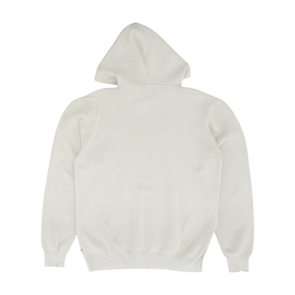 Beige Solid Hoodie Pullover